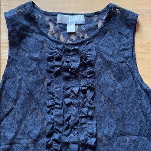 Vintage 90s Michael Kors sleeveless lace tee
